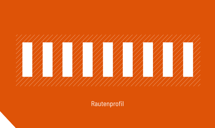 demarkierung rautenprofil 1